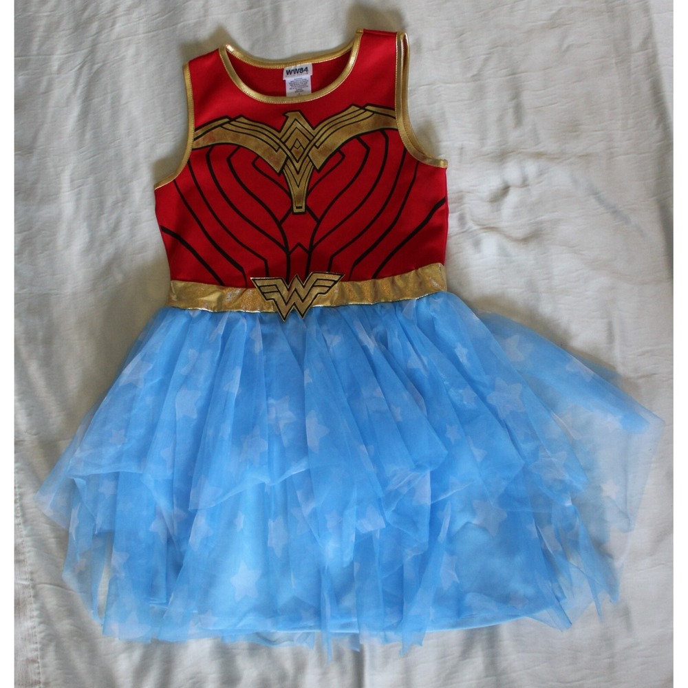 Wonder Women Dress Costume Girls Sz 10-12 NWT
